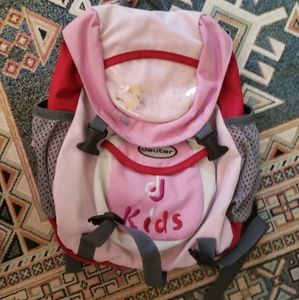 Pink hiking pack
